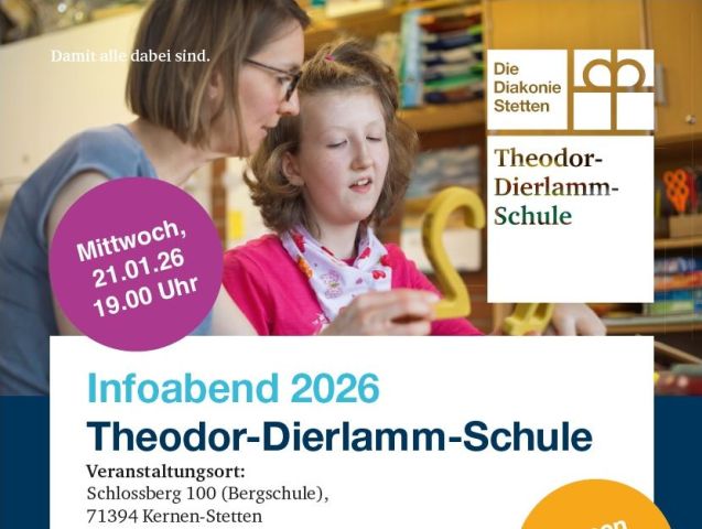 Zum Download: Flyer Infoabend der Theodor-Dierlamm-Schule am 21. Januar 2026